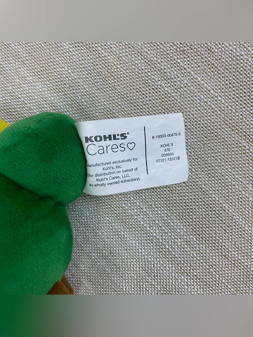 The Very Hungry Caterpillar Plush World of Eric Carle Kohls Cares  14